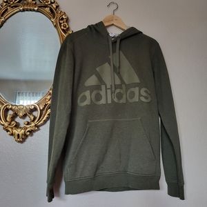 Adidas Pullover Hoodie Olive Green Men's